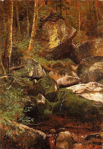 Albert Bierstadt Forest_Stream oil painting picture